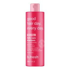 Good Hair Day Every Day Daily Care Shampoo b.fresh Good Hair Day Every Day Daily Care Shampoo  |  Sally Beauty Best Sallys Hair Products, Plum Fruit, Kakadu Plum, Sally Beauty, Healthy Scalp, Sugar Cane, Goji Berries, Good Hair Day, Good Hair