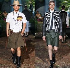 Dsquared2 2014 Spring Summer Mens Runway Collection - Milan Italy Catwalk Fashion Show: Designer Denim Jeans Fashion: Season Collections, Runways, Lookbooks and Linesheets Denim Fashion Runway, Runway Men, Men Streetstyle, Fashion Italy, Mens Spring Fashion