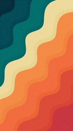 an abstract background with wavy lines in shades of orange, green and red on the left side