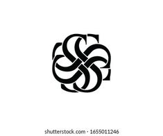 the letter s is made up of two intertwined lines and has an elegant shape