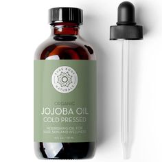 PRICES MAY VARY. HIGHEST QUALITY - Pure, Cold Pressed, USDA Organic Golden Aceite de Jojoba A NATURAL MOISTURIZER - attracts moisture when applied, keeping your skin hair and nails hydrated LOADED WITH VITAMIN E - helps reduce the appearance of fine lines, wrinkles and even scars PERFECT FOR DIY BEAUTY RECIPES - endless uses in skincare and haircare formulations, including as a carrier oil for essential oils. BY PURE BODY NATURALS - Gluten free, Vegan, Hexane Free, Not tested on Animals, Bottled Mixing Essential Oils, Jojoba Oil For Skin, Jojoba Oil Skin, Oil Based Makeup Remover, Nails And Hair, Face Nails, Ear Stretching, Oil For Skin, Essential Oil Mixes