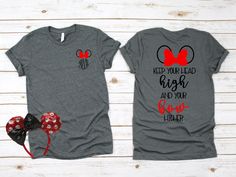 Disney October, Cricut 3, Disney Apparel, Disney Vacation Shirts, Family Disney Trip, Disney Trip Shirts, Disney Family Vacation, Minnie Bow, Disney T