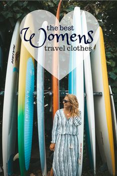 the best women's travel clothes for every type of traveler, from beach to surfboard