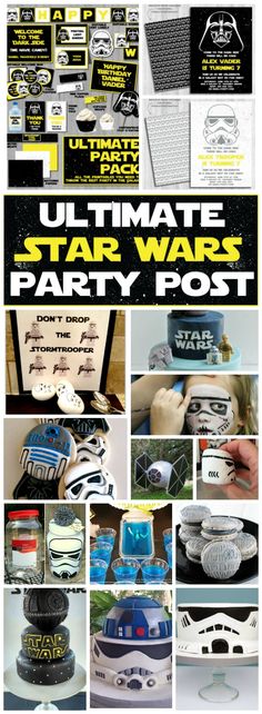 the ultimate star wars party postcard collection