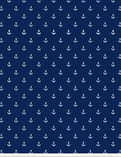 an anchor pattern on a blue background