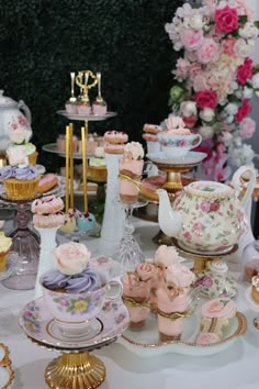 Afternoon Tea Baby Shower Ideas, Tea Party Baby Shower Theme, Bridal Shower Tea Party Theme, Yea Party, High Tea Baby Shower, Adult Tea Party, Bridgerton Party, Baby Shower Tea Party, English Tea Party