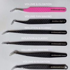 Different Lash Tweezers, Best Lash Tweezers, Lash Extensions Needs, Lash Tech Tweezers, Tweezers For Eyelash Extensions, Lash Tech Motivation, Travel Lash Tech, Lash Supply List, Lash Tech Essentials List