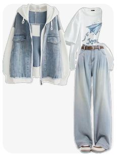 Baggy Outfits Ideas Summer, Outfit Ideas Summer Shein, Baggy Jeans Outfit Summer, Skirt Hoodie, Makeup Ulzzang, Shein Clothes, Outfits Formal, Ulzzang Style