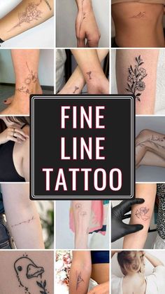 many different tattoos are shown in this collage