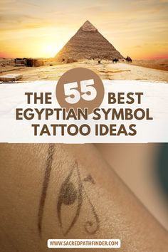 the 25 best egyptian symbol tattoo ideas for men and women on their arm or shoulder