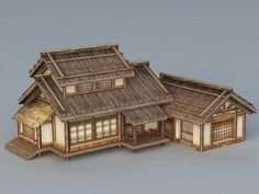 Feudal Japan House, Feudal Japan Architecture, Japan Old House, Old Style Houses, Japanese House Layout, Japanese House Exterior, Architecture Japanese, Old Japanese House