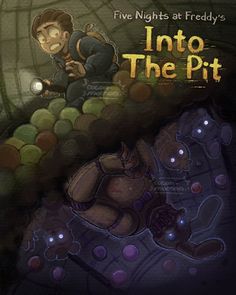 the cover for into the pit, with an image of a man on a pile of balls