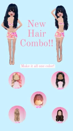 the new hair combo for barbie dolls