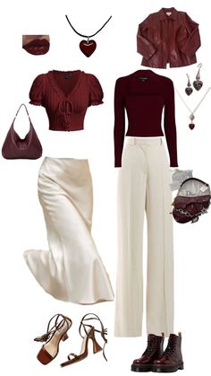 Orchestra Outfit Concert Classy, Maroon Outfit Ideas, Maroon Outfits, Outfit Maroon, Maroon Outfit, Everyday Fashion Outfits, Fashion Mistakes, Professional Outfits, Looks Style