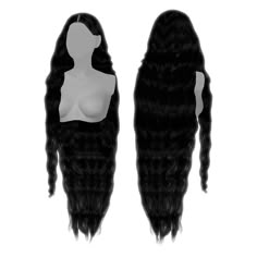 an image of a wig with long hair