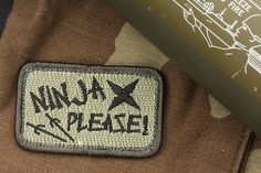 Ninja Please Patch Collection, Military Patches, Daisy Girl Scouts, Merit Badge, Patches Shirt