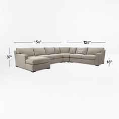 Axis Sectional Couch with Chaise + Reviews | Crate & Barrel Crate And Barrel Sectional, Sectional Couch With Chaise, Leather Sectional Living Room, Grey Sectional Couch, Couch With Chaise, Fabric Freshener, Grey Sectional, Apartment Sofa, Sofa Review