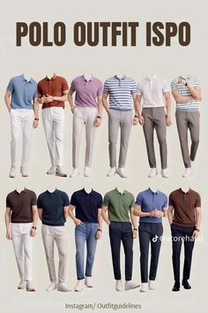 Polo Shirt Outfits, Polo Outfit