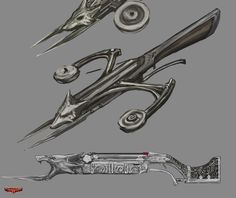 Fantasy Crossbow, Evolve Monster, Deadliest Warrior, Metal Gear Solid Series, Hellboy Art, Crossbow Bolts, Bow Art, Types Of Swords, Swords Medieval