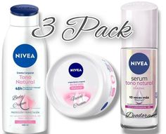 You will receive:  -1 NIVEA Crema Corporal Tono natural 400ml     - 1 NIVEA Facial cream Tono Natural (wording may vary) 200ml    - 1 NIVEA Desodorante Glass Desodorante. (Just like the picture) 40ml. You are going to love this kit brought just for you !  Shipping time added in order to package every single item with lots of care. "Thank y Nivea Cream, Everyday Routine, Skin Care Solutions, Facial Cream, Glow Up?, Love This, Serum, Facial, Skin Care