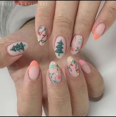 Nailart Christmas, Kylie Rae, Nail Art Noel, Cute Simple Nails, Christmas Gel Nails, How To Grow Nails, Really Cute Nails, Cute Gel Nails, Get Nails