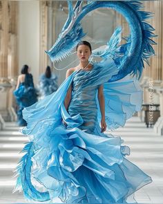 Gala Outfit, Runway Fashion Couture, Fashion Illustration Dresses, Fairytale Dress, Fantasy Dress, Fantasy Fashion