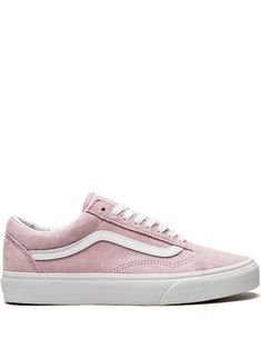 pink suede side stripe detailing round toe front lace-up fastening branded insole flat rubber sole These styles are supplied by a premium sneaker marketplace. Stocking only the most sought-after footwear, they source and curate some of the most hard to find sneakers from around the world. Vans Vintage, Low Top Vans, Vans Pink, Sneakers Pink, Men's Vans, Vans Shop, Ballet Pumps, Boot Pumps, Pink Suede