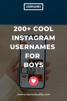 Instagram Usernames for Boys Cool Usernames For Instagram, Cool Instagram, Instagram