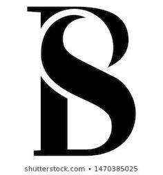 the letter s is made up of black and white letters, which appear to be capitalized