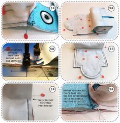 instructions on how to sew an apron for someone's sewing project, including cutting and stitching