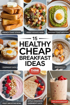 Tired of boring, expensive breakfasts? Try these fast and easy healthy breakfast recipes, including breakfast meal prep for picky eaters and healthy breakfast with English muffin. Pin this now and enjoy a healthy start every day! 🥐💚

Healthy Breakfast Recipes Easy Quick, Healthy Family Breakfast Ideas, Healthy Quick Breakfast Ideas On The Go, Easy Cheap Breakfast Ideas, What To Eat For Breakfast Healthy, Health Breakfast Ideas Quick, Easy Healthy Breakfast Ideas On The Go, Healthy Fast Breakfast Ideas, Simple Healthy Meals Breakfast