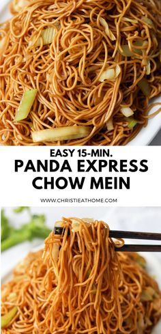 an easy and delicious recipe for panda express chow mein