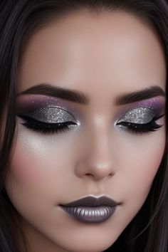 #MakeupGoals#MakeupLover#MakeupFails#MakeupMistakes#BeautyBlunders#MakeupOops#MakeupGoneWrong Makeup Aesthetic Ideas, Gothic Eye Makeup, Best Matte Lipstick, Black Eye Makeup, Wearing Purple, Goth Glam, Makeup Tutorial Eyeshadow, Matte Lipsticks, Makeup Mistakes