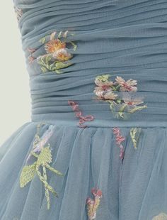 A-Line Homecoming Dresses Floral Dress Party Wear Short / Mini Sleeveless Spaghetti Strap Tulle with Embroidery Better Than The Movies Aesthetic, The Movies Aesthetic, Better Than The Movies, Tulle Neckline, Mini Prom Dresses, Mini Homecoming Dresses, Tulle Homecoming Dress, Dress With Embroidery, Spaghetti Strap Prom Dress