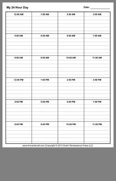 the printable schedule for an upcoming event is shown in black and white, as well as