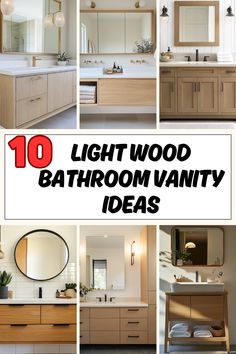 Transform your bathroom with light wood vanity ideas that bring warmth and elegance. Perfect for modern and rustic styles! Read the full article for inspiration. #BathroomVanity #LightWoodDesign #HomeImprovement #DIYProjects #InteriorDesign