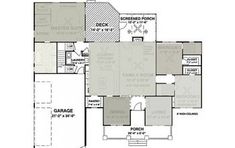 the floor plan for this house is very large and has two separate living areas, one bedroom