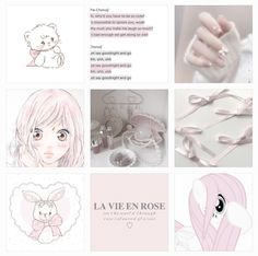 the page has pictures of different things on it, including hair clips and other items