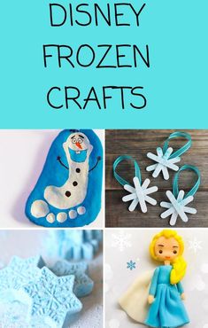 the disney frozen crafts are so cute and easy to make