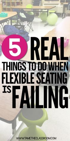 Flexible seating…you’ve introduced it in your classroom but now it’s not working. Don’t throw in the towel just yet. Here are 5 things you can do before you quit flexible seating for good. Classroom Planning, Classroom Culture, Classroom Management Strategies, Student Behavior