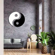 When meditation, yoga and zen are mentioned, the first symbol that comes to mind is the Yin Yang symbol. Beautify your Zen decoration, meditation areas, and yoga studio walls with Yin and Yang symbols, widely known as symbols of good and evil. We manufacture our product using 1.5mm DKP metal material and harmless electrostatic paint. If you need a different size or color, please feel free to contact us. Our products do not require assembly. You can hang the product easily thanks to the hanger on the back. Thanks to the height screws on the back, the product creates an impressive shadow as it is 1.5-2 cm away from the wall. In this way, you can witness a different natural effect with the help of light at any time of the day. It is easy to clean and maintain. You can use it for many years wi Yin Yang Wall, Meditation Accessories, Meditation Area, Recycling Sorting, Zen Decor, Yoga Gifts, Meditation Yoga, Ying Yang, Tai Chi