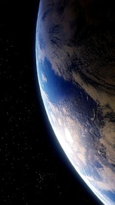 an artist's rendering of the earth from space