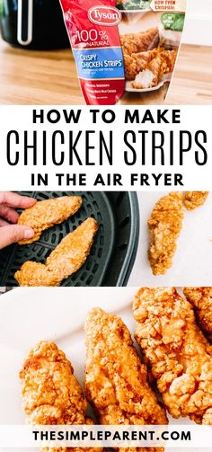 how to make chicken strips in the air fryer