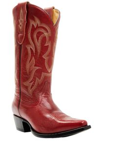 PRICES MAY VARY. Full-Grain Leather 12 Shaft Western Heel Snip Toe Leather Outsole Step up your western game with the Shyanne Women's Lucille Western Boots - Snip Toe. Made of full-grain leather, these boots feature a 12" shaft, snip toe, and western heel for a classic western look. The leather outsole and rubber heel cap ensure durability and traction. These boots are handcrafted by highly skilled boot artisans, making them a true work of art. Whether you're wearing them to the rodeo or out on Western Games, Womens Cowgirl Boots, Leather Cowgirl Boots, Western Look, Heel Caps, Western Boot, Rubber Heels, Boots For Sale, Cowgirl Boots