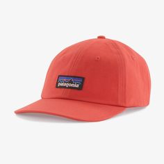 Featuring a brim made with Bureo’s fully traceable NetPlus® 100% recycled fishing nets, this Patagonia P-6 Label Trad Cap in Sumac Red is a traditional low-crown, unstructured, six-panel ball cap that is made with organic cotton and has a self-fabric adjustable strap. Fair Trade Certified™ sewn. Low-crown, unstructured, six-panel ball cap with adjustable fabric strap in back Canvas hat and headband are made of 100% organic cotton Brim made of NetPlus® 100% recycled fishing nets Fabric strap in back is adjustable for a just-right fit 85 g (3 oz) Crown and bill: 7.5-oz 100% organic cotton canvas Brim: NetPlus® 100% recycled fishing nets Fair Trade Certified™ sewn Patagonia Style, Canvas Hat, Fishing Nets, Net Fabric, Cap Design, Ball Cap, Adjustable Hat, Shoe Sale, Fair Trade