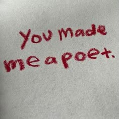 the message you made meapeet is written on a piece of paper with crayons