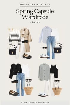 Chic Capsule Wardrobe, Capsule Wardrobe Casual, Capsule Wardrobe Women, Spring Summer Capsule Wardrobe, Classic Capsule Wardrobe, Capsule Wardrobe Outfits, Fashion Capsule Wardrobe, Spring Capsule, Europe Outfits