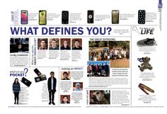 an advertisement for cell phones is shown in this graphic style, with images of people and their smartphones