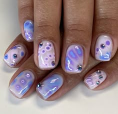 Nail Trends Short, Perfect Summer Nails, Square Gel Nails, Airy Fairy, Fairy Nails, Pretty Tips, Teen Nails, Birthday Nail