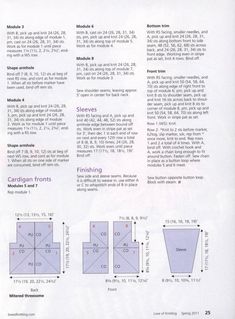 an instruction manual for sewing with instructions on how to sew the top and bottom